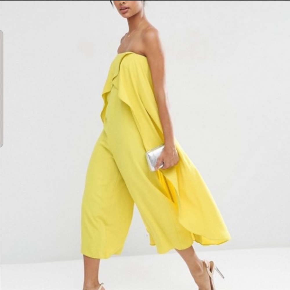 Chartreuse Jumpsuit ASOS NWT